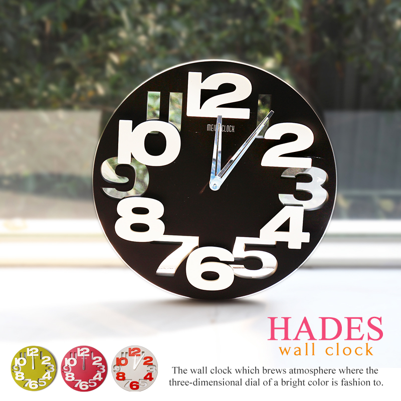 hades海德斯玩色時鐘掛鐘/四色 hades海德斯玩色時鐘掛鐘/四色