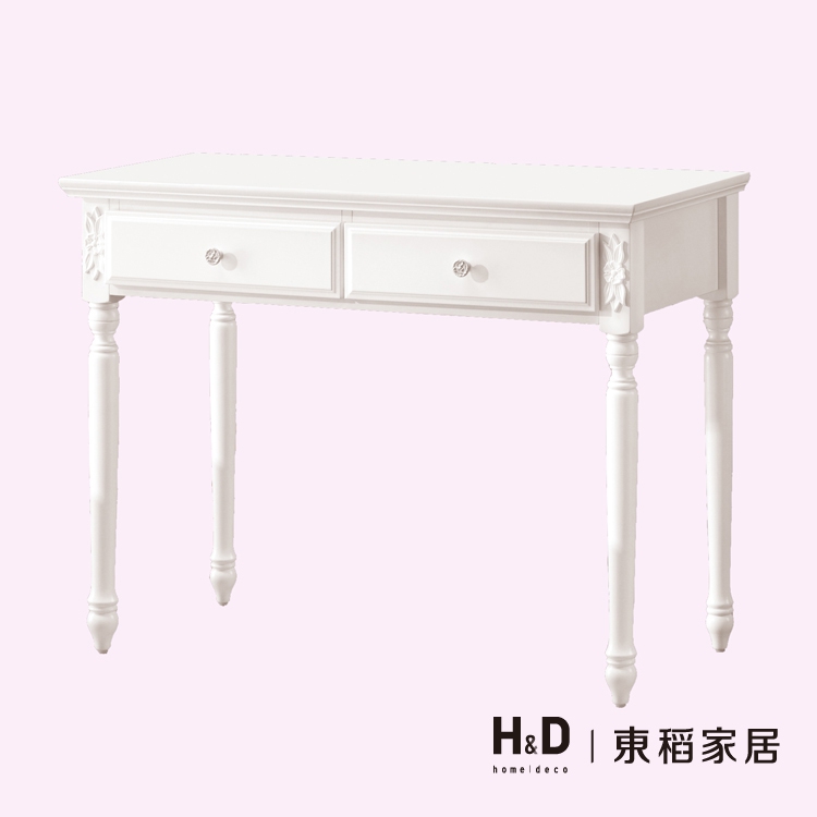 卡蜜拉白色3.2尺書桌 卡蜜拉白色3.2尺書桌