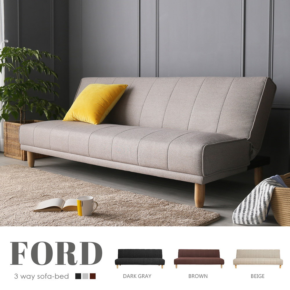 FORD日式簡約布質沙發床-3色 FORD日式簡約布質沙發床-3色