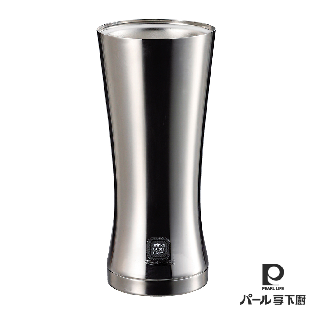 日本【Pearl Life享下廚】真空曲線保冷飲料杯420cc 日本【Pearl Life享下廚】真空曲線保冷飲料杯420cc