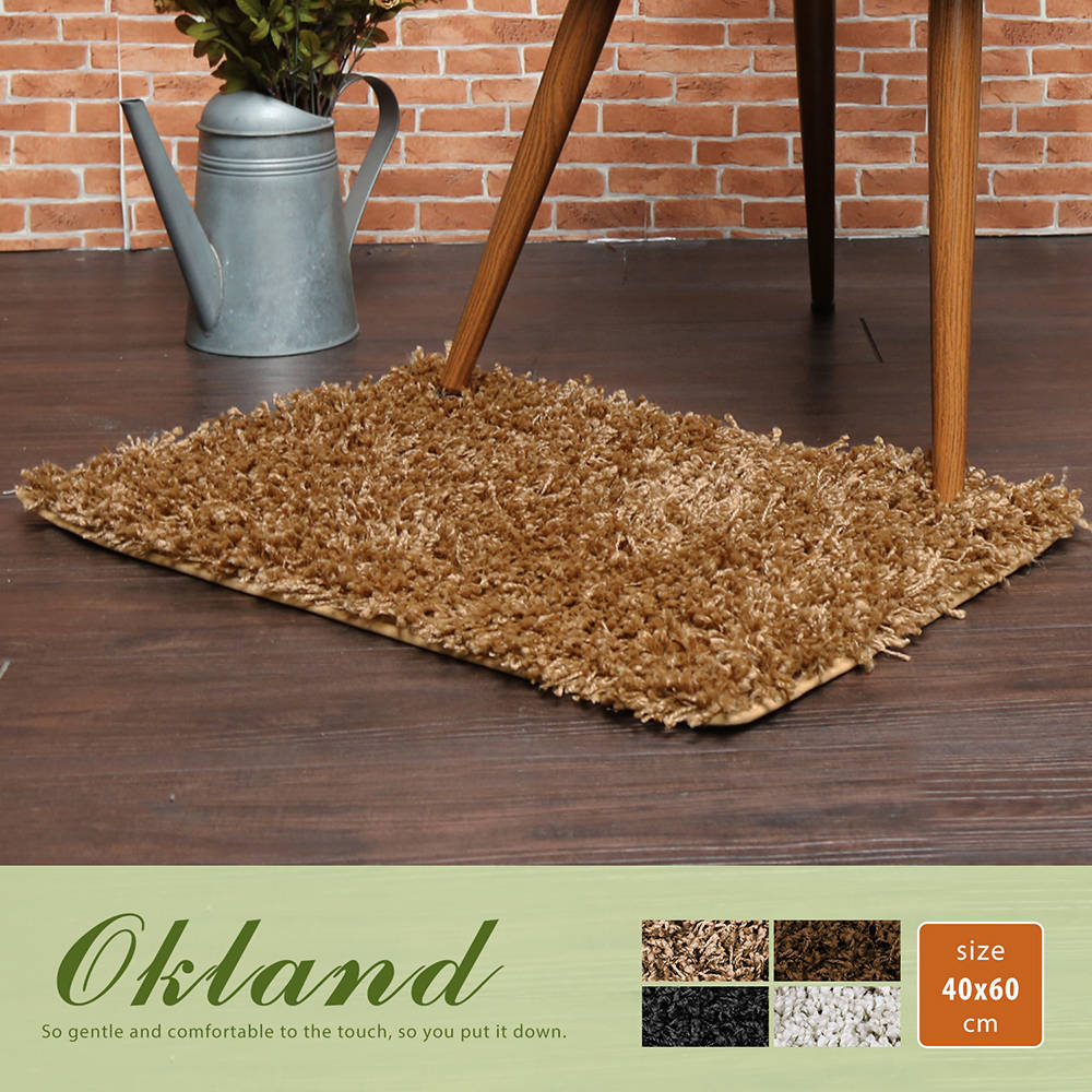Okland 奧克蘭素色簡約長毛地毯(40*60公分) Okland 奧克蘭素色簡約長毛地毯(40*60公分)