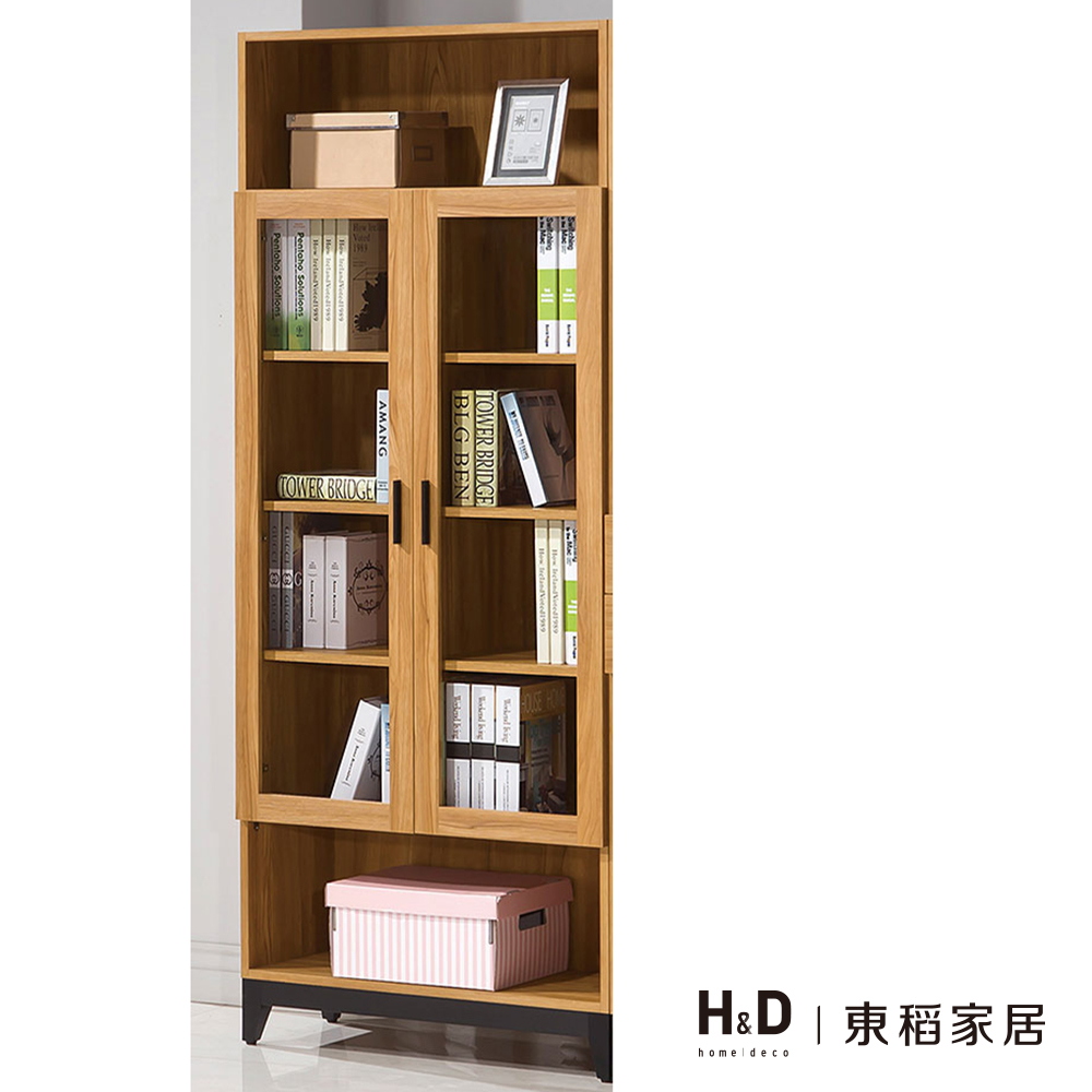 優植2.7尺二門書櫃 優植2.7尺二門書櫃