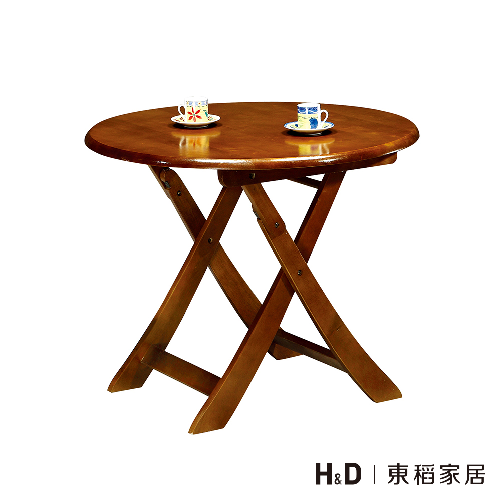 實木圓折桌 實木圓折桌