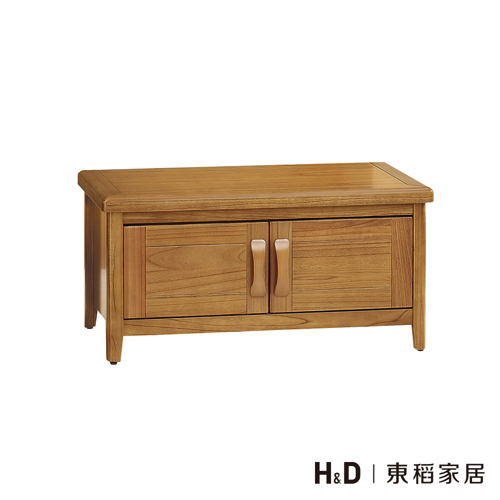 愛莉絲柚木3尺收納坐鞋櫃 愛莉絲柚木3尺收納坐鞋櫃