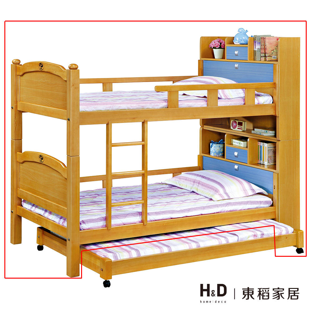 彩伊多功能實木雙層床 彩伊多功能實木雙層床