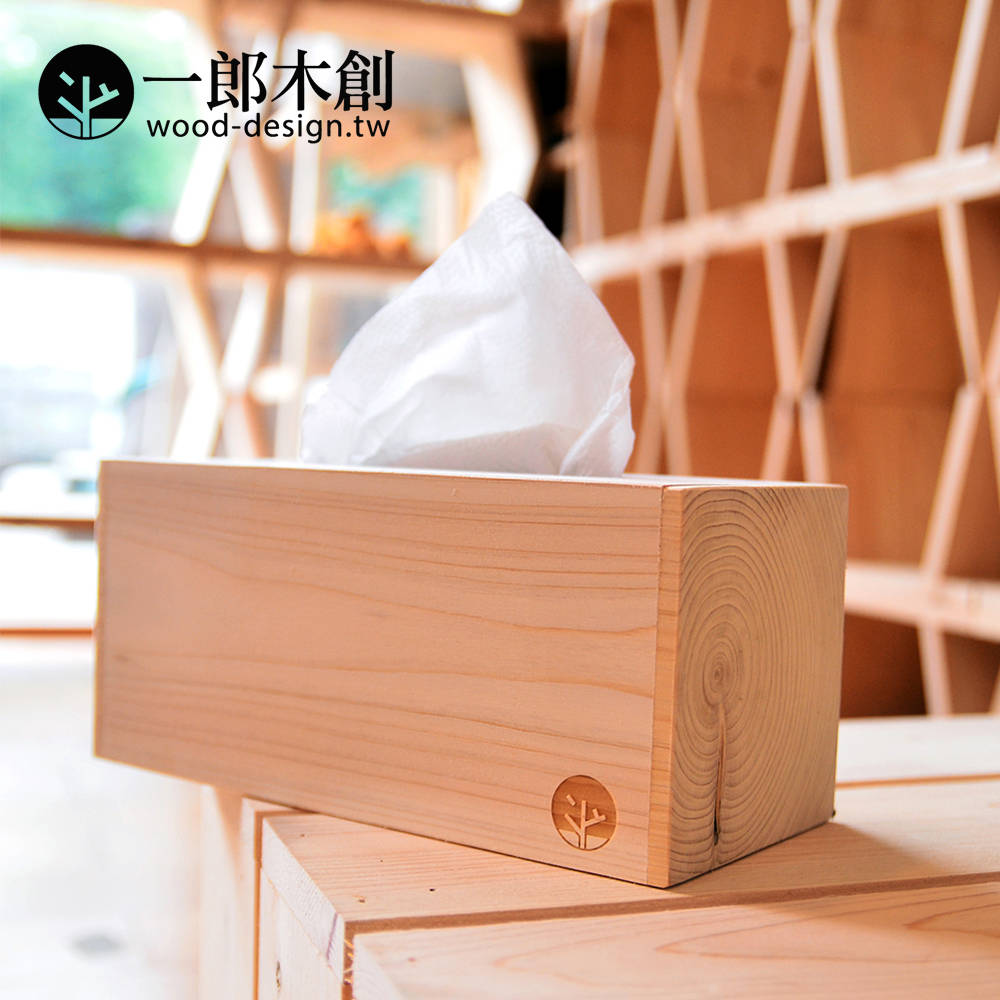 【一郎木創】心持木面紙盒-大 【一郎木創】心持木面紙盒-大