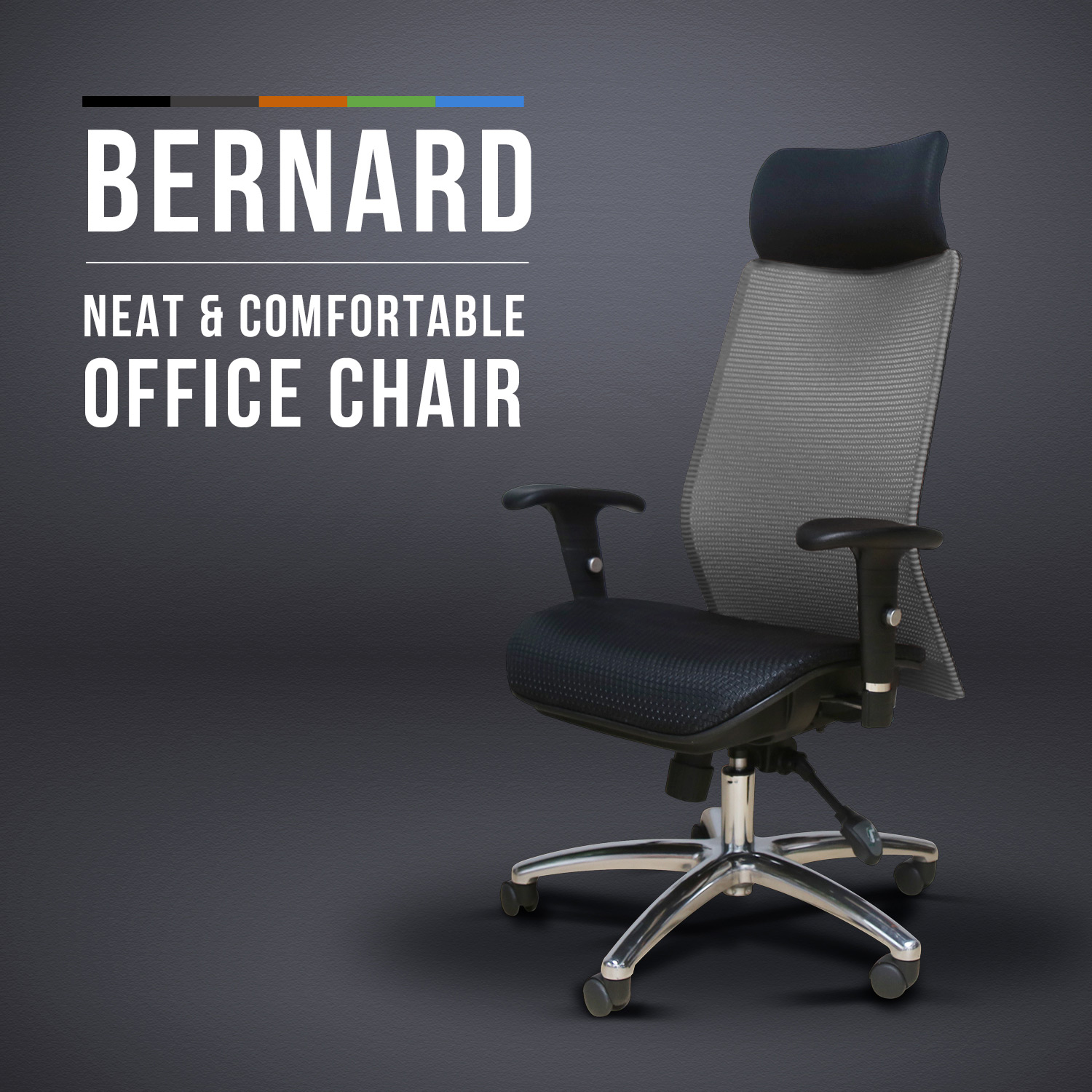 柏納德人體工學高透氣網布辦公椅/電腦椅/Bernard 柏納德人體工學高透氣網布辦公椅/電腦椅/Bernard