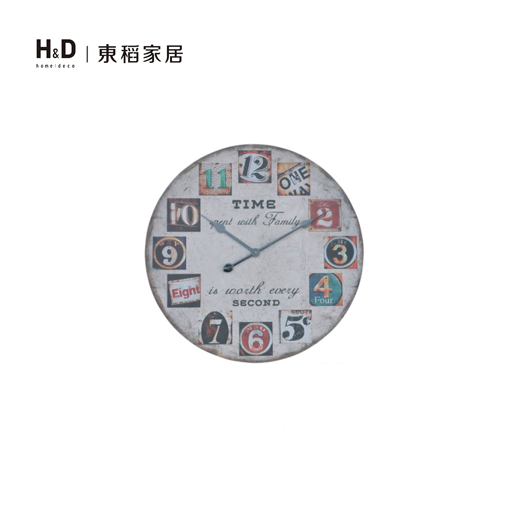 木板壁鐘(TIME) 木板壁鐘(TIME)