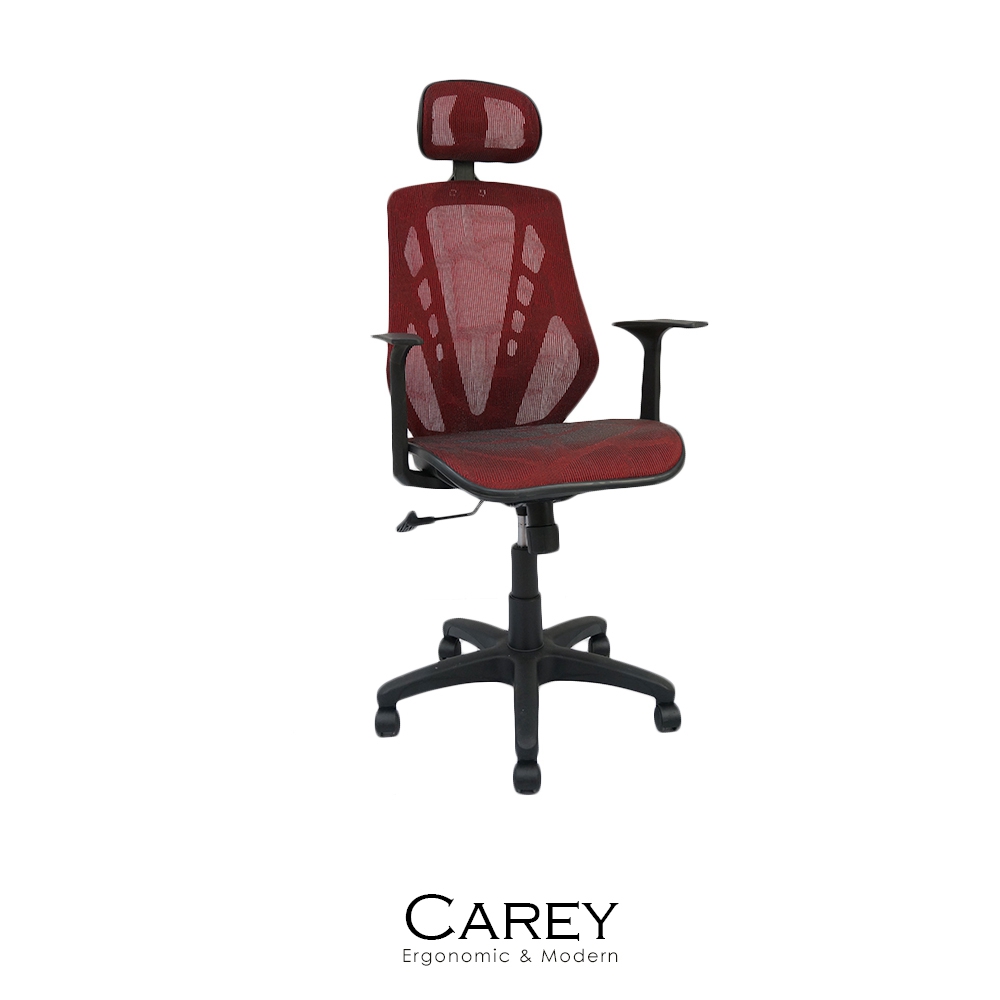 Carey可調頭靠透氣網布辦公電腦椅 Carey可調頭靠透氣網布辦公電腦椅