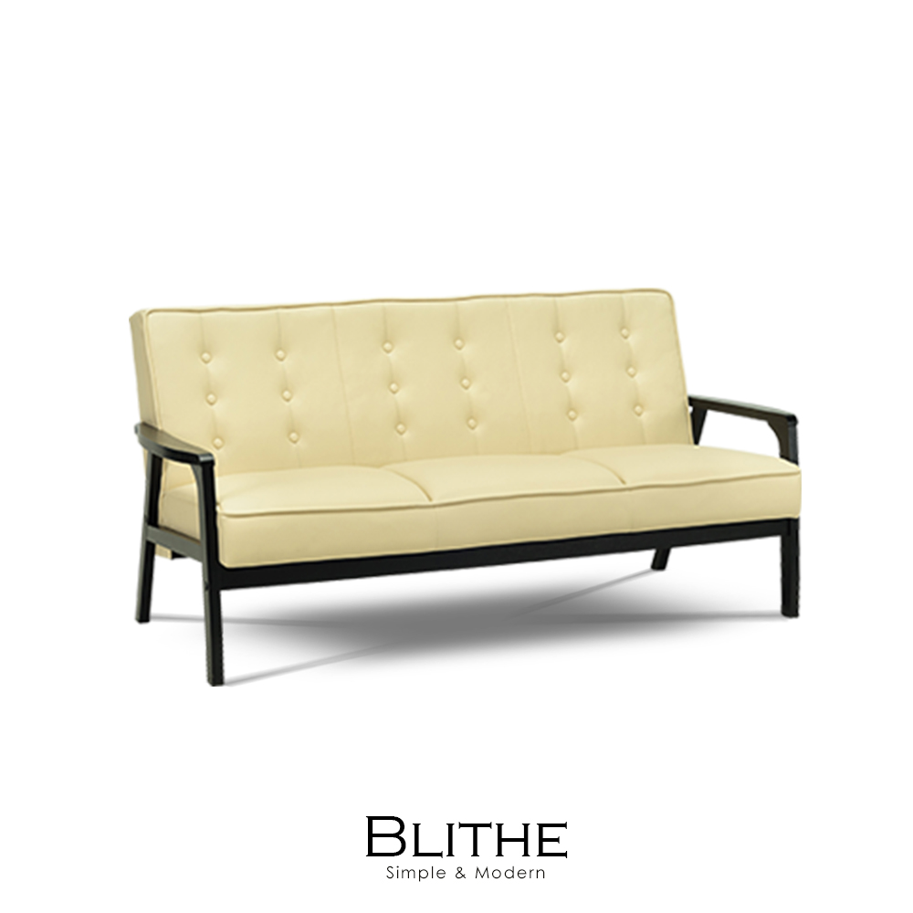 Blithe立方皮三人沙發 Blithe立方皮三人沙發