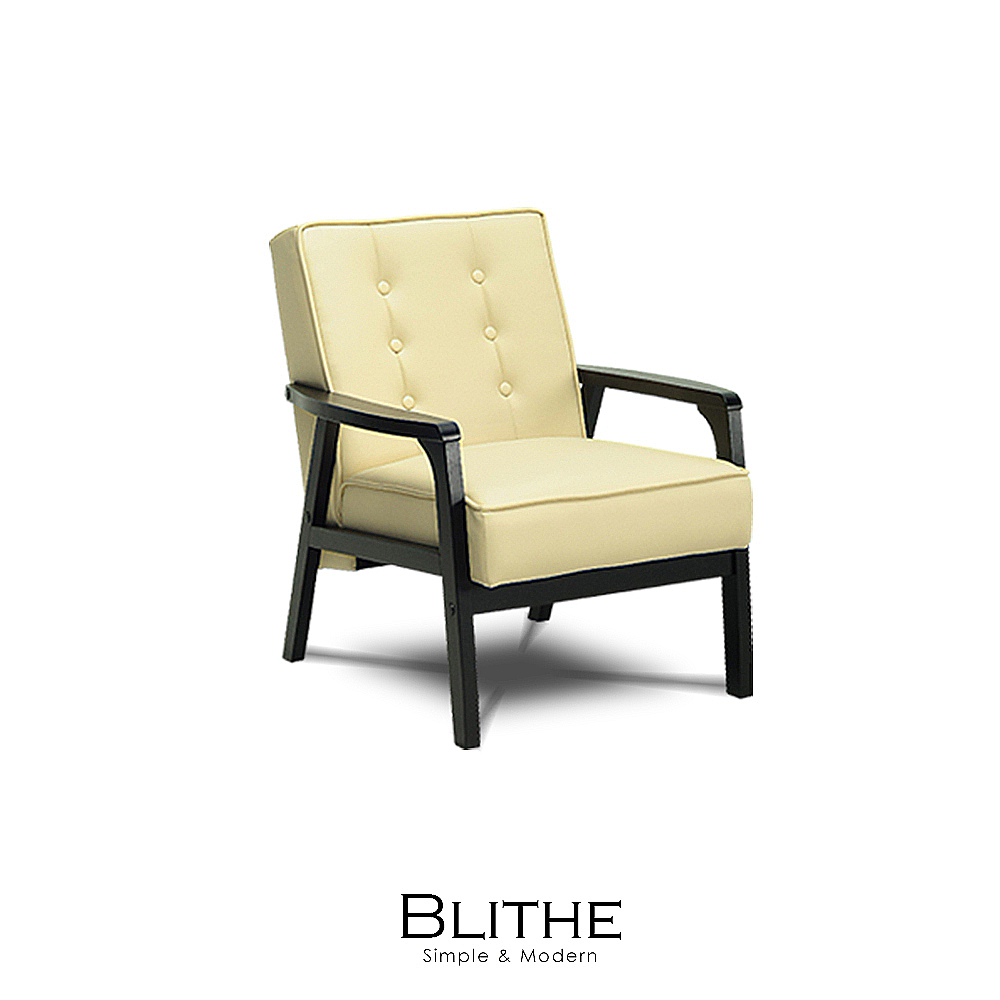 Blithe立方皮單人沙發 Blithe立方皮單人沙發