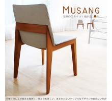 Musang 木桑日單椅餐椅 柚木色 H D東稻家居 台灣國民家具品牌 沙發 床墊品牌最佳選擇