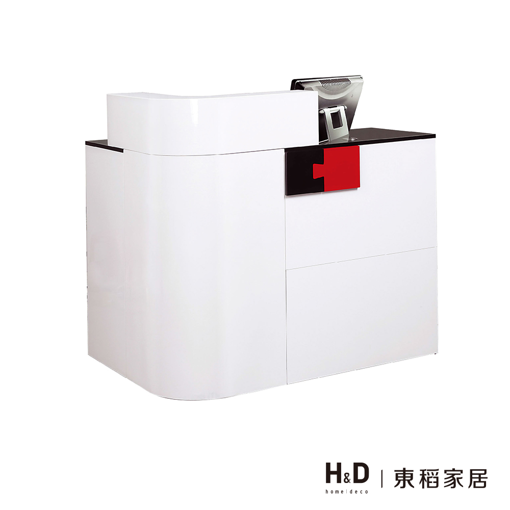 科隆4.6尺白色圓弧多功能桌 科隆4.6尺白色圓弧多功能桌