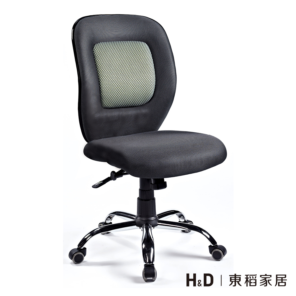 灰網無扶手辦公椅/電腦椅 灰網無扶手辦公椅/電腦椅