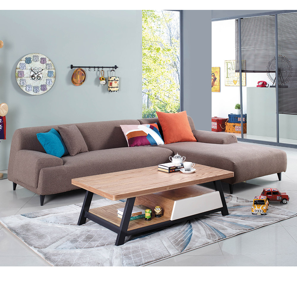 乐布朗l型布沙发(面右)