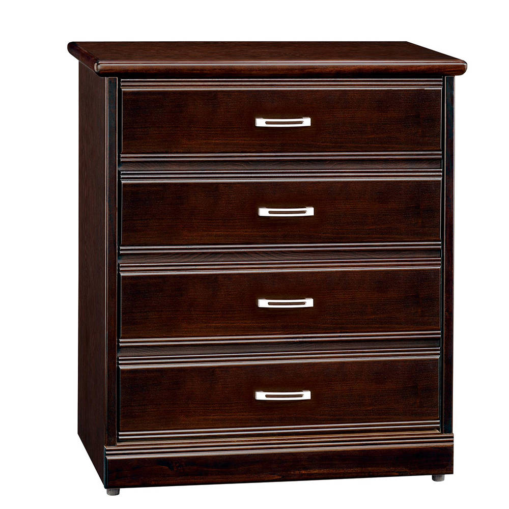 花语胡桃色四斗柜