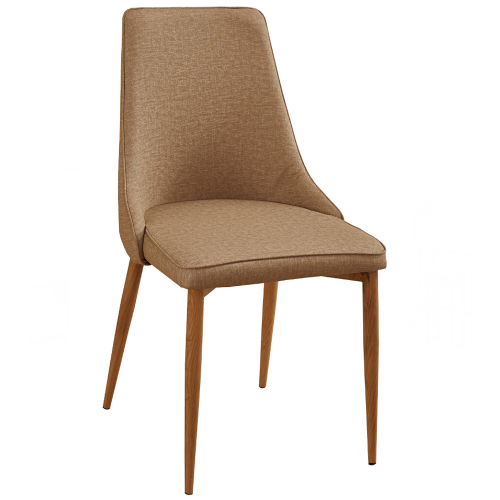 棕色皮餐椅(TJF-02494)