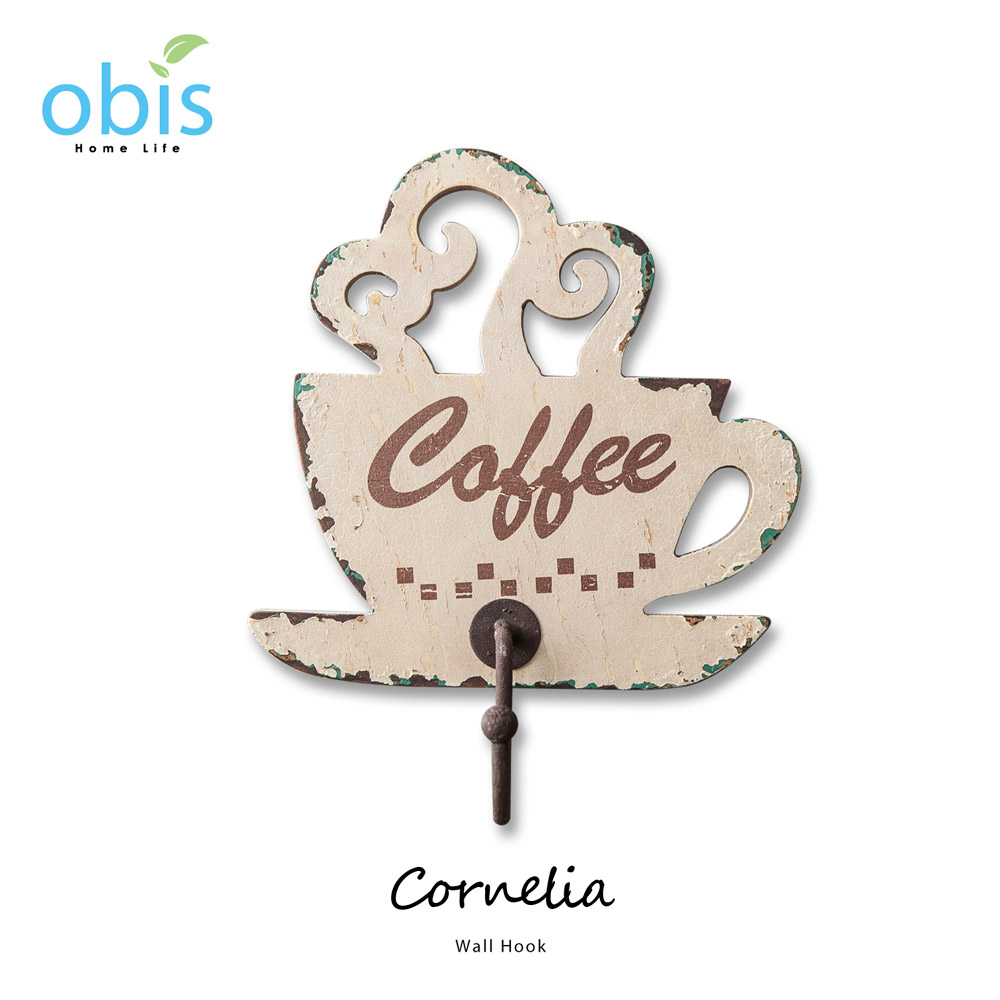 Cornelia咖啡杯造型復古風掛鉤/預購 Cornelia咖啡杯造型復古風掛鉤/預購