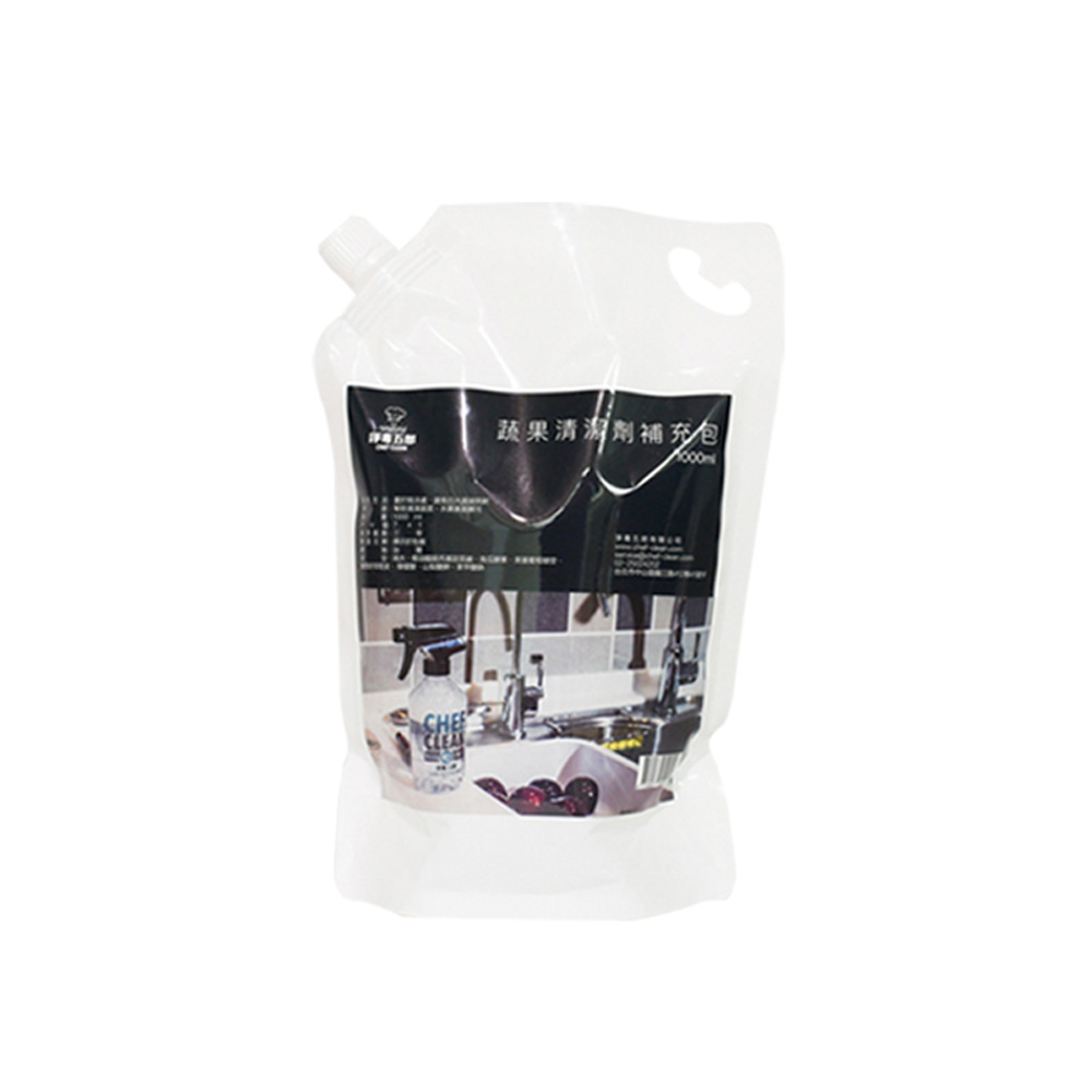 ChefClean淨毒五郎蔬果清潔劑1000ml ChefClean淨毒五郎蔬果清潔劑1000ml