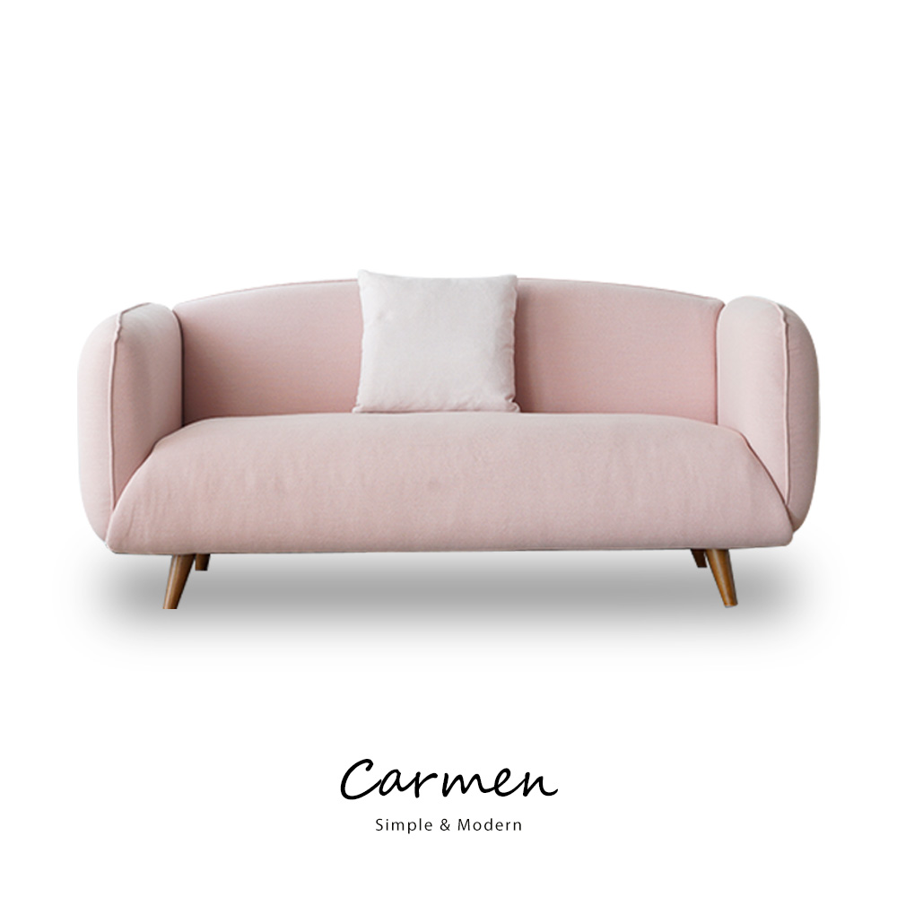 Carmen簡約北歐風三人沙發(含抱枕) Carmen簡約北歐風三人沙發(含抱枕)