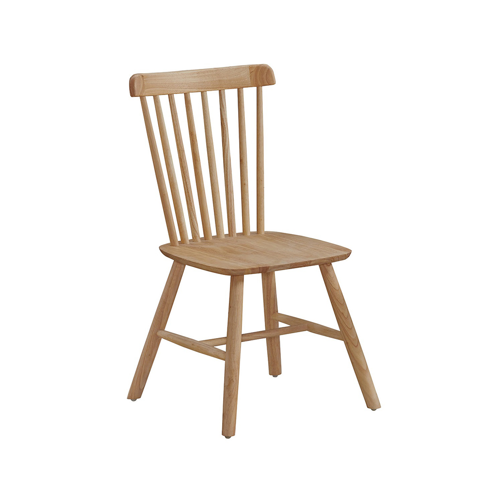 溫莎原木色實木餐椅
