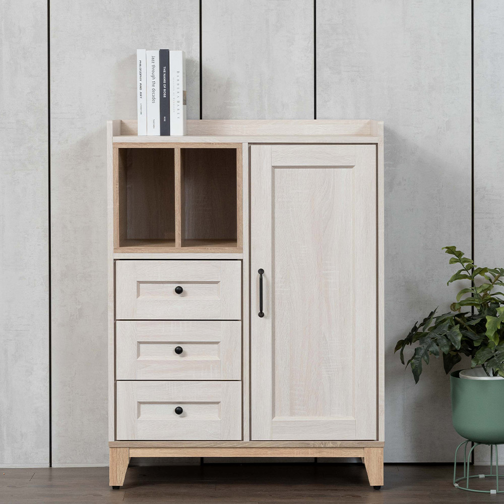 韓研守收納茶水櫃84cm-2色｜H&D東稻家居-台灣國民家具品牌｜沙發、床墊