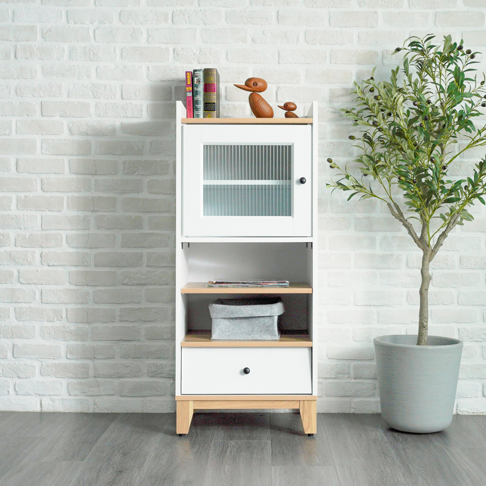 一抽玻璃茶水櫃｜H&D東稻家居-台灣國民家具品牌｜沙發、床墊推薦品牌最